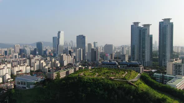 Seoul Samseong Dong High Rise Building City Scenery