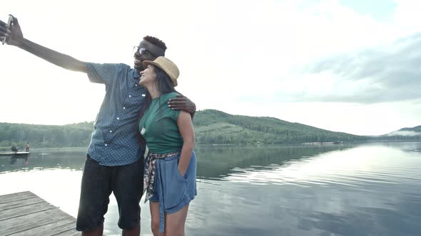 Couple Taking Selfie