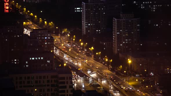 View of the City From a Height. Landscape. Beijing. China. Asia