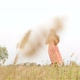 A Beautiful Girl Walks Through the Field - VideoHive Item for Sale