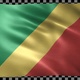 Republic Of The Congo waving flag looped - VideoHive Item for Sale