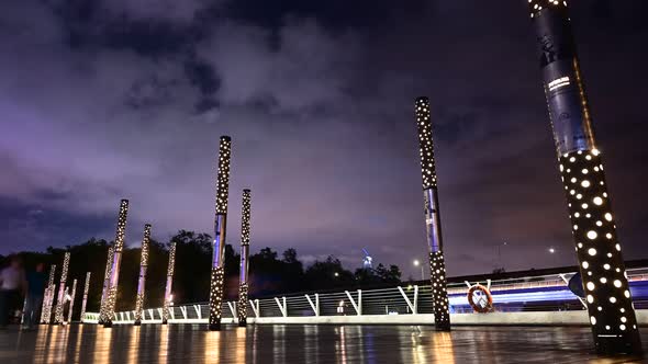 time lapse of light show in Shenzhen China, beautiful China Cityscape at night