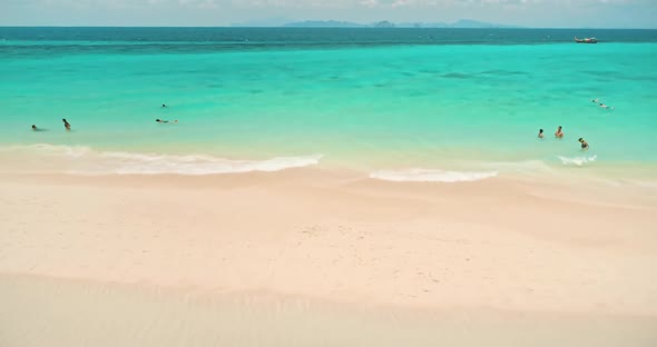 White Beach with Turquoise Water