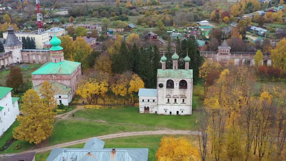 Borisoglebsky at the Ustye Rostov Monastery Ancient Orthodox Monastery Russia