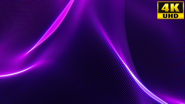 Abstract Waves Background Vj Loops V2