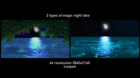 Magic Night Lake