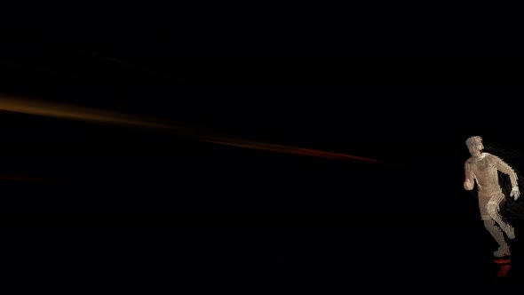 Line motion graphic. alt