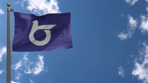 Tottori Prefecture Flag Japan On Flagpole