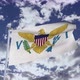United States Virgin Islands Flag With Sky 4k - VideoHive Item for Sale