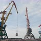 Operation of Cargo Cranes in the Port - VideoHive Item for Sale