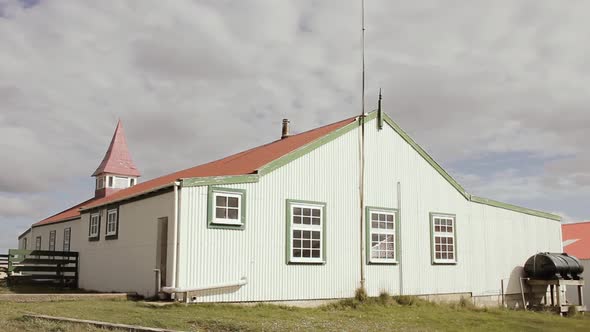 Settlement of Goose Green, Falkland Islands (Malvinas).