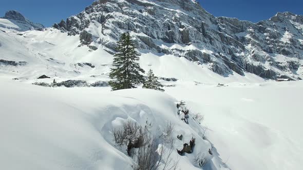 Snowy Mountain Landscape