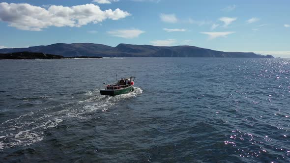 Fishing Vessel at Dawros in County Donegal - Ireland