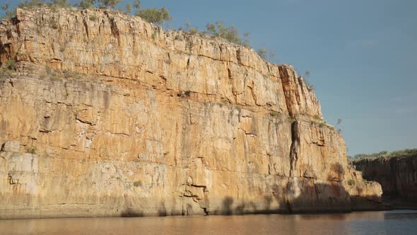 Early Morning Shot of the Cliff Known As Jeddas Leap in Katherine Gorge