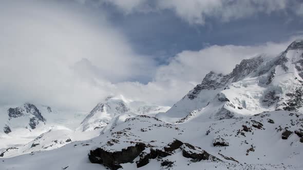 matterhorn alps switzerland mountains snow peaks ski timelapse