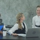 Business Children Working Hard in Office - VideoHive Item for Sale