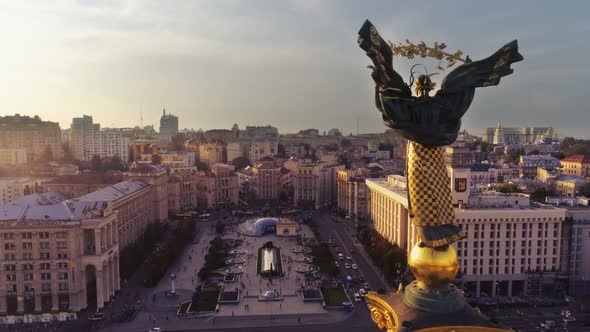 Independence Monument Berehynia Kyiv