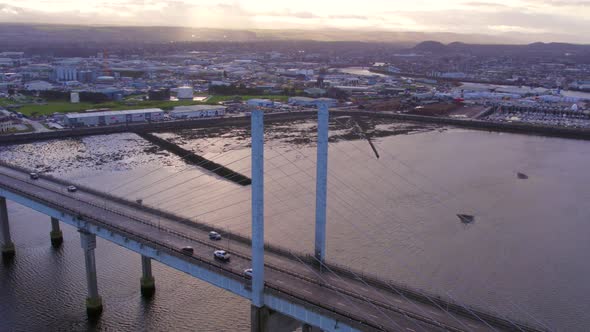 Bridge in Scotland Crossing From North Kessock to Inverness