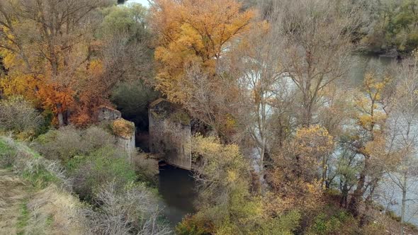 Old and abandoned water mill