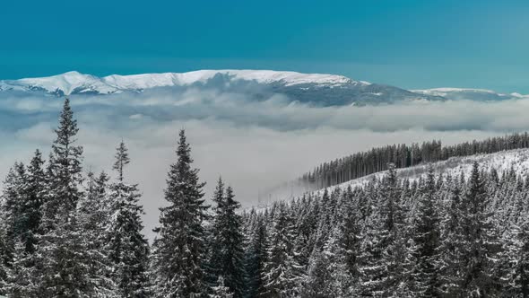 Clouds Move Over the Valley