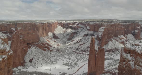 Flying towards Canyon de Chelly