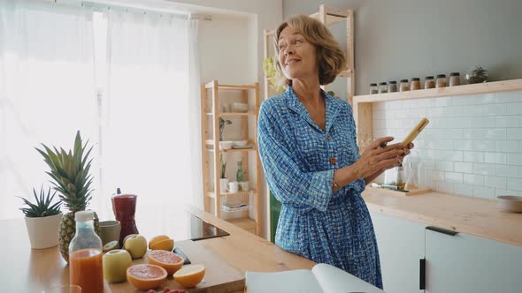 woman spending time in her cozy apartment