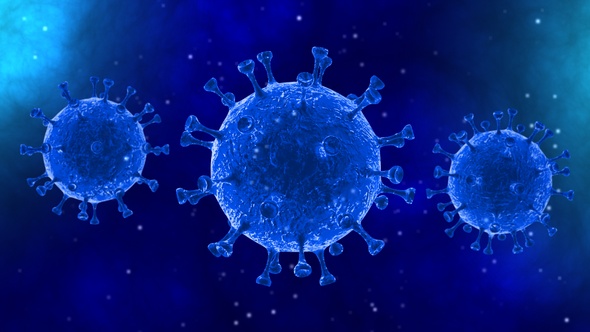 Corona Virus Visualization Covid 19 Background 