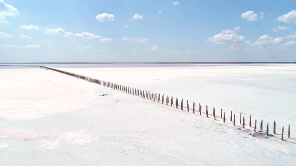 White Landscape Aerial