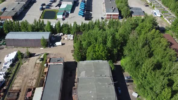 Flying a Quadcopter Over an Industrial Area