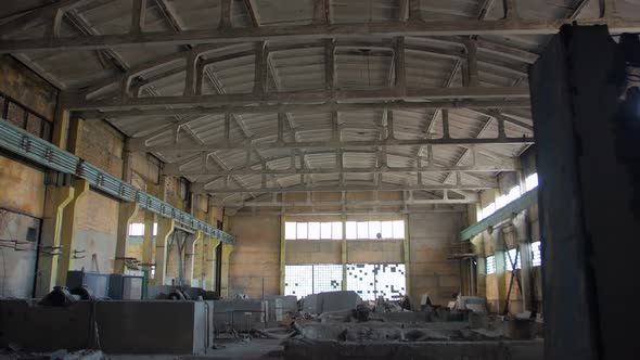 Destroyed Industrial Hangar