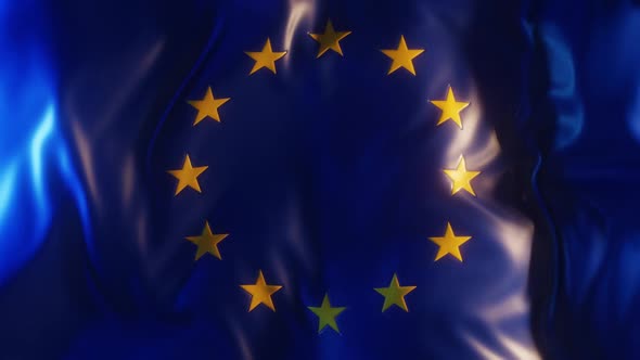 EU Flag with Edge Bump