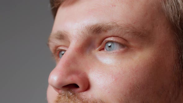 Handsome Young Man Portrait Face