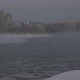 Winter River with Haze Over Cold Water - VideoHive Item for Sale