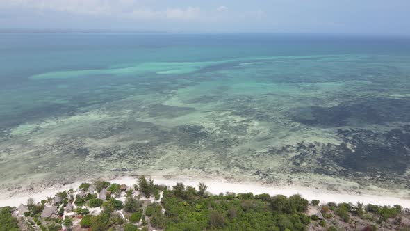 Ocean Landscape Near the Coast of Zanzibar Tanzania