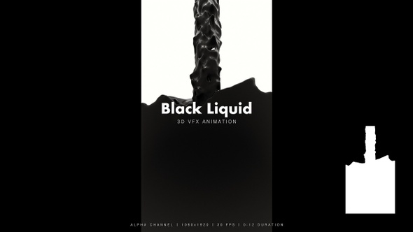 Black Liquid Fill Vertical alt