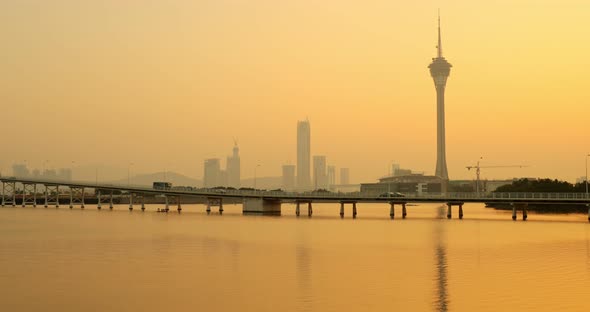 Macau City at Evening