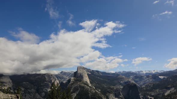 Glacier Point Yosemite Valley Time Lapse