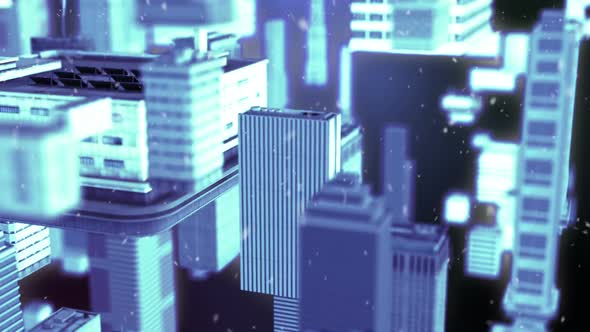 Dancing City Vj Loop