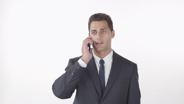 Handsome Man with Smartphone