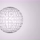 A sphere of different particles on a gray gradient background - VideoHive Item for Sale