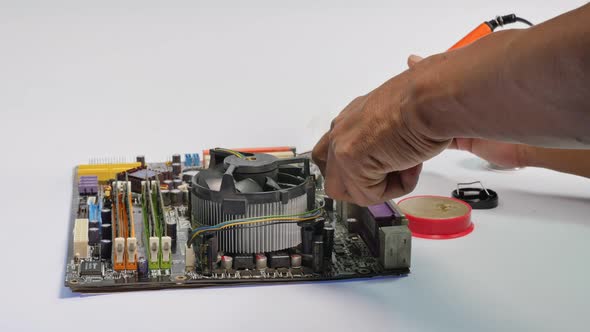 Repair The Computer Mainboard