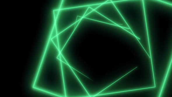 Neon Square Loop Background