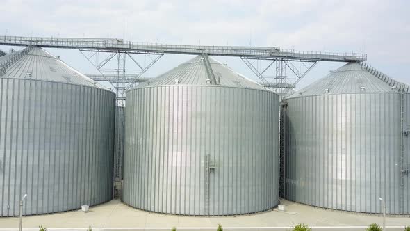 Grain Elevator in Agricultural Zone