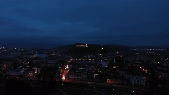 Ljubljana City at Night