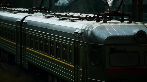 Some Trains at Abandoned Train Depot alt