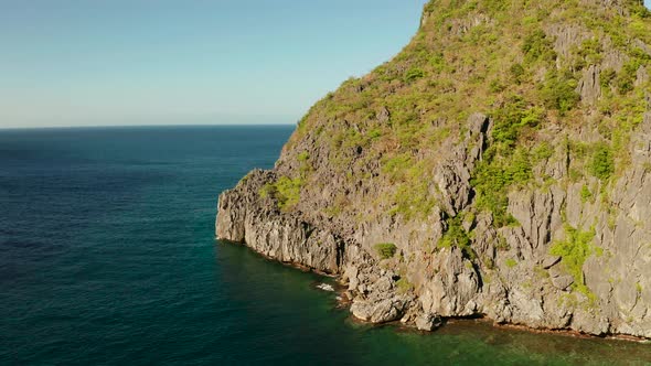 Seascape with Tropical Islands El Nido Palawan Philippines