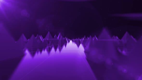 Purple Crystal Background