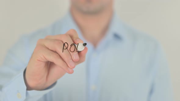 Policies Update, Man Writing on Transparent Glass Screen