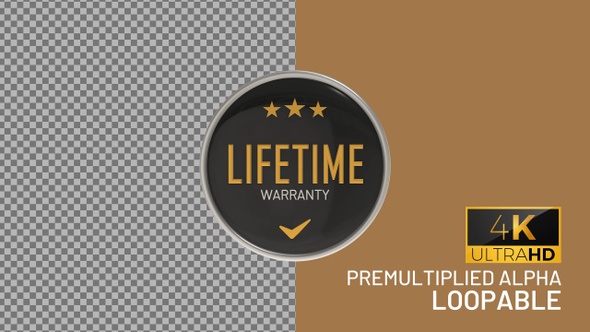 Lifetime Warranty Badge
